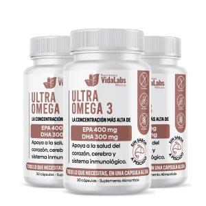 3 Frascos Ultra Omega 3