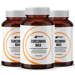 3 Frascos Curcumina Max